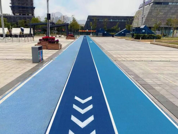 福清市智慧体育公园健身步道建设完成